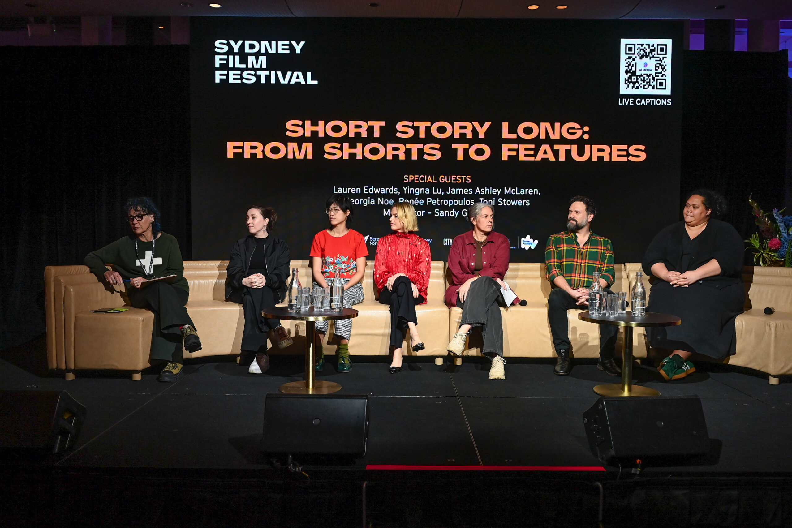 <p>Sydney Film Festival 2026 – TALKS | Short Story Long – From Shorts to Features at The Hub, Lower Town Hall, Sydney – Friday 12th June, 2026<br />
Photographer: Belinda Rolland © 2026</p>