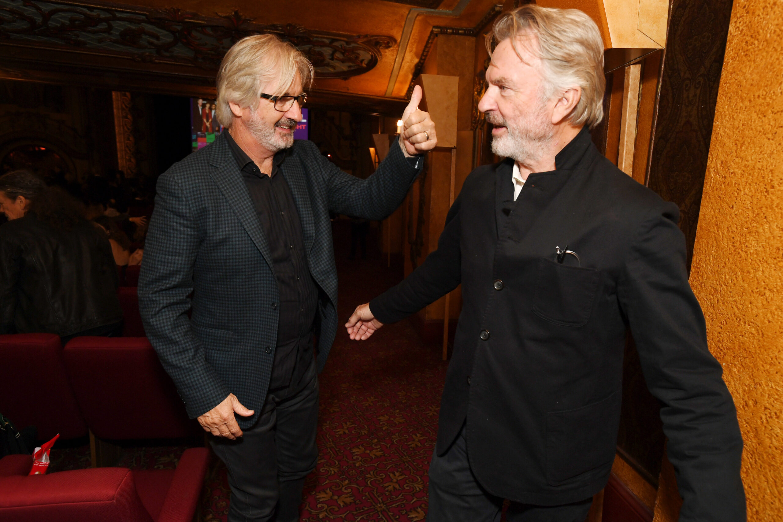 <p>John Jarrett & Sam Neill<br />
Sydney Film Festival 2019 Opening NIght at the State Theatre, Pre Cocktail Party for Lexus, Red Carpet & After Party at Sydney Town Hall, Sydney – Wednesday 5th June, 2019<br />
Photographer: Belinda Rolland © 2019</p>