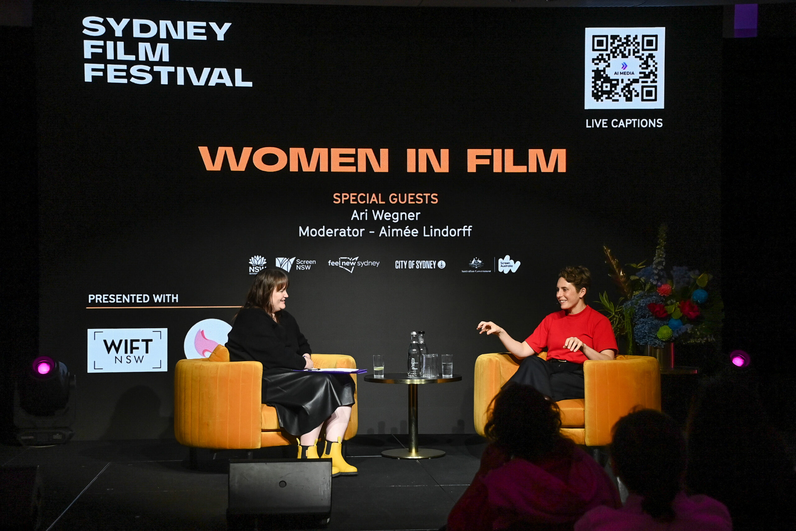 <p>Sydney Film Festival 2026 – TALKS | Women in Film at The Hub, Sydney Town Hall – Friday 5th June, 2026<br />
Photographer: Belinda Rolland © 2026</p>
